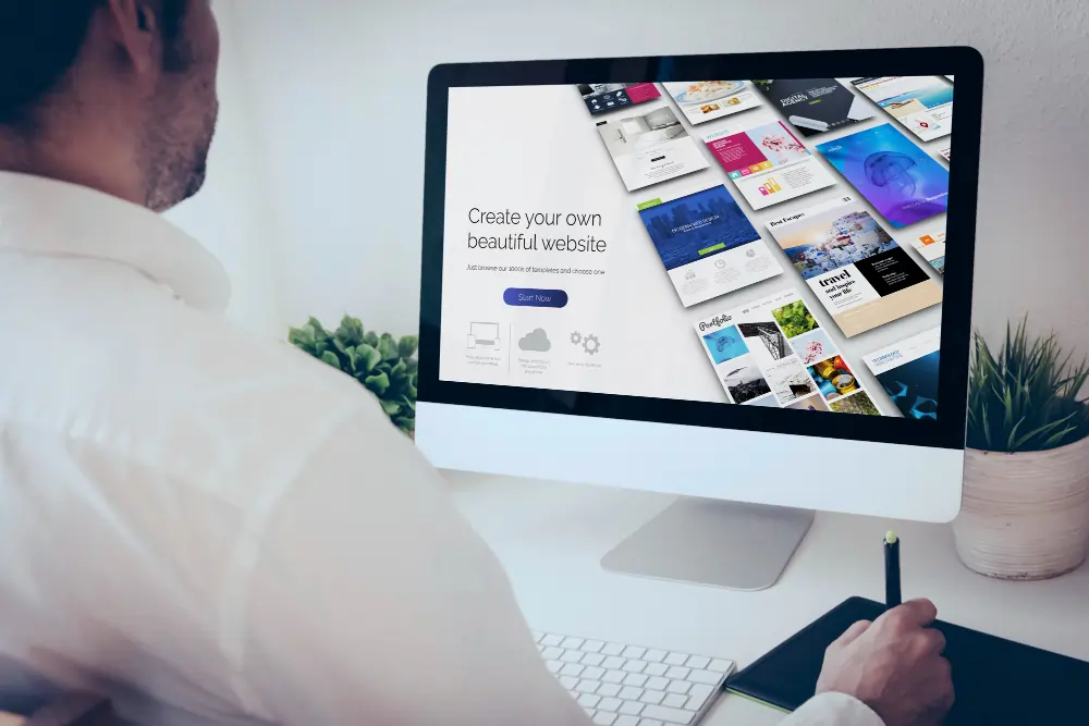 A pixel art website builder.